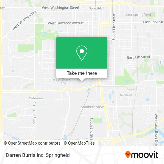 Darren Burris Inc map