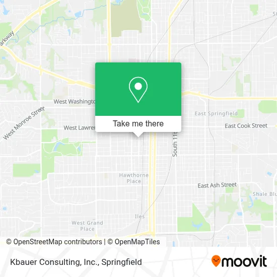 Kbauer Consulting, Inc. map