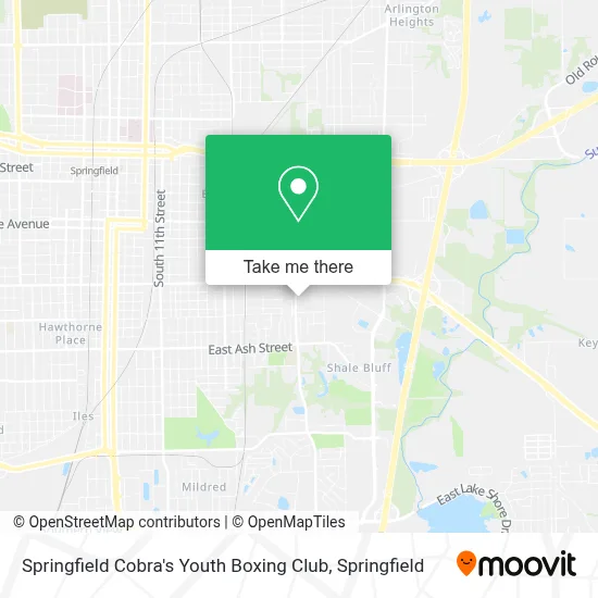 Springfield Cobra's Youth Boxing Club map