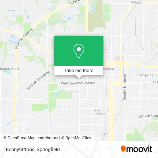 Bennytattoos map