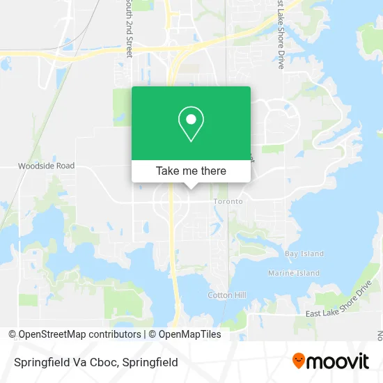 Springfield Va Cboc map