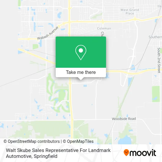Walt Skube Sales Representative For Landmark Automotive map