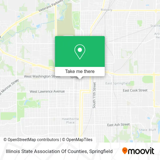 Illinois State Association Of Counties map