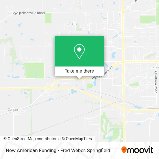 New American Funding - Fred Weber map