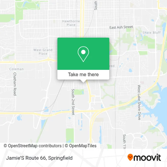 Jamie’S Route 66 map