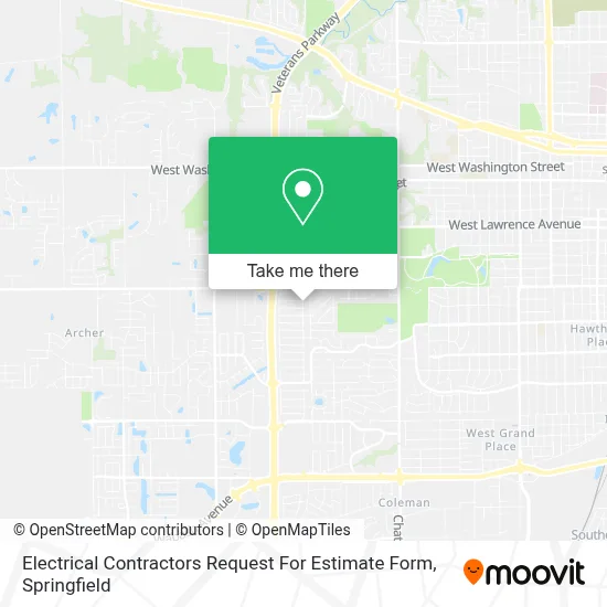 Electrical Contractors Request For Estimate Form map
