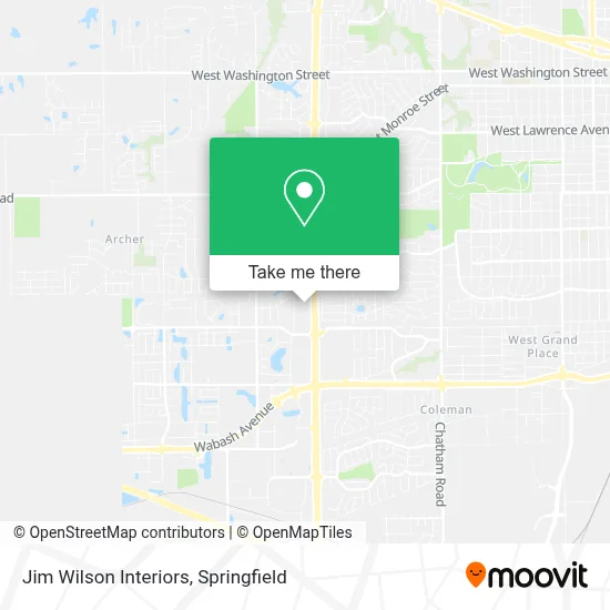 Jim Wilson Interiors map