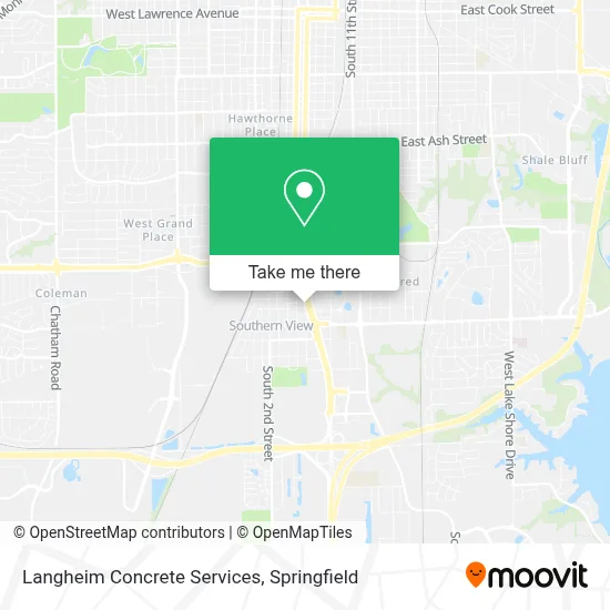 Langheim Concrete Services map