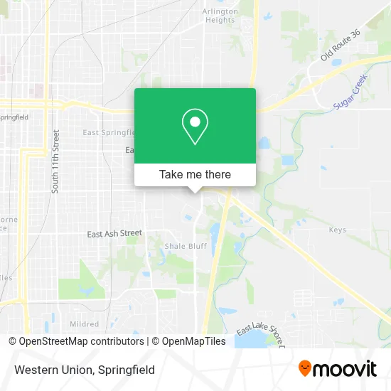 Western Union map
