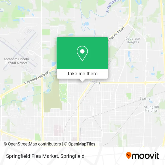 Springfield Flea Market map