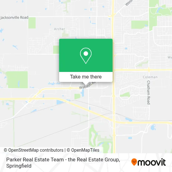 Parker Real Estate Team - the Real Estate Group map