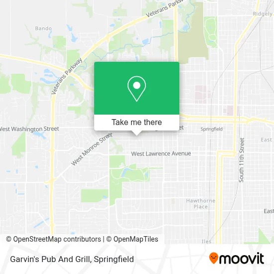 Garvin's Pub And Grill map