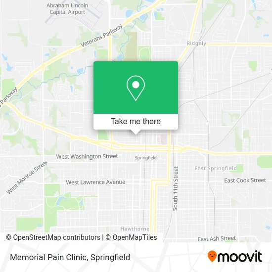 Memorial Pain Clinic map