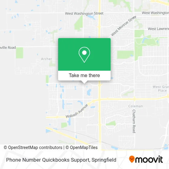 Phone Number Quickbooks Support map