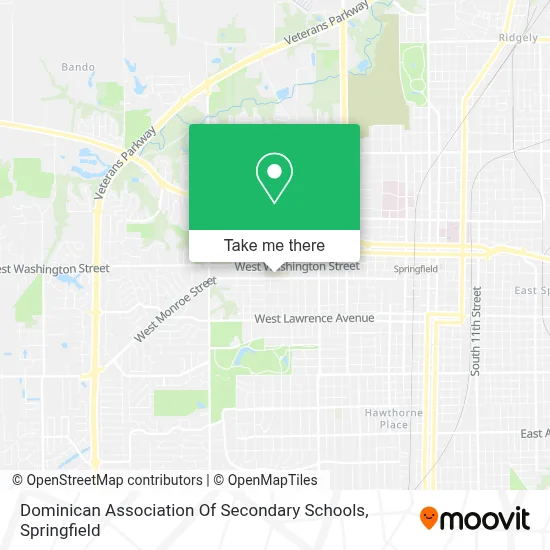 Dominican Association Of Secondary Schools map