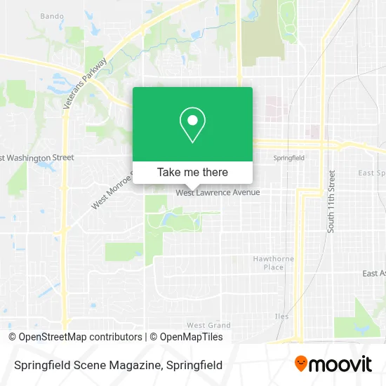 Springfield Scene Magazine map