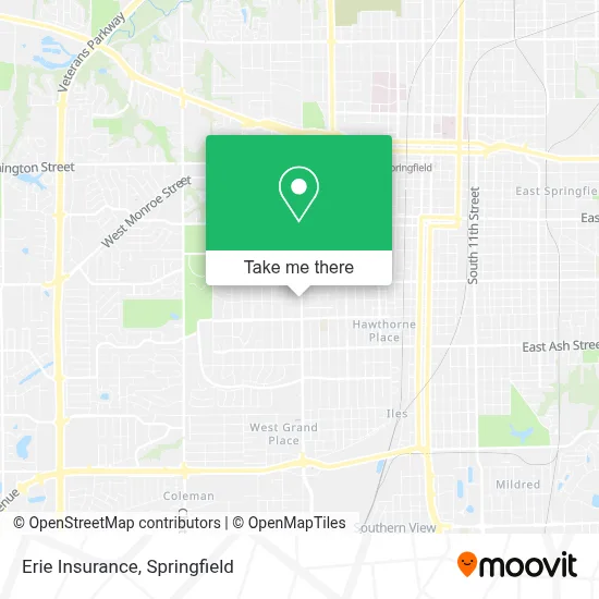 Erie Insurance map