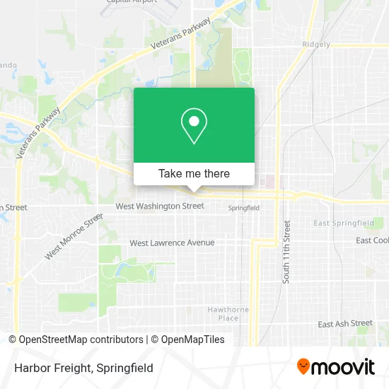 Harbor Freight map