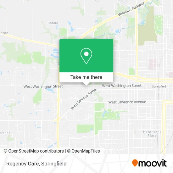 Regency Care map