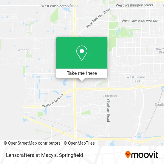 Lenscrafters at Macy's map