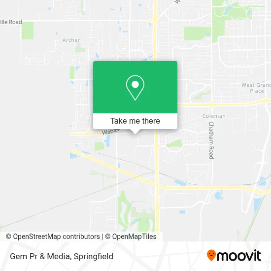 Gem Pr & Media map