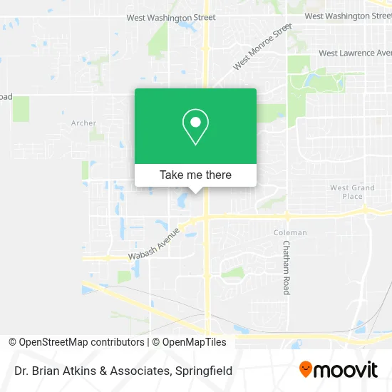 Dr. Brian Atkins & Associates map