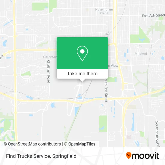 Find Trucks Service map