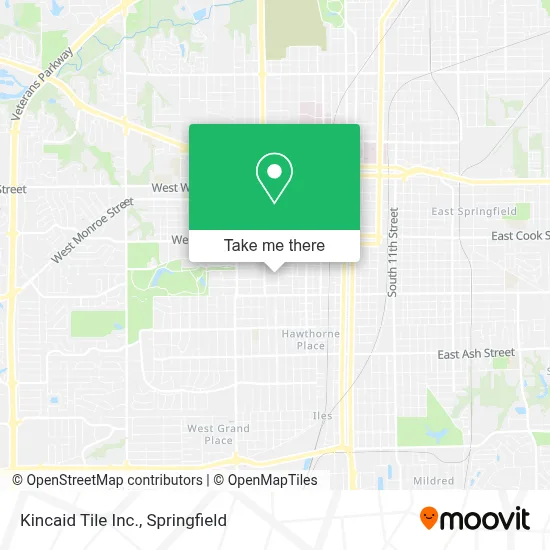 Kincaid Tile Inc. map