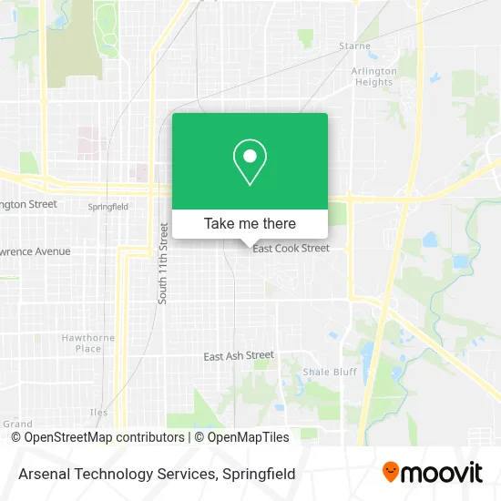 Arsenal Technology Services map