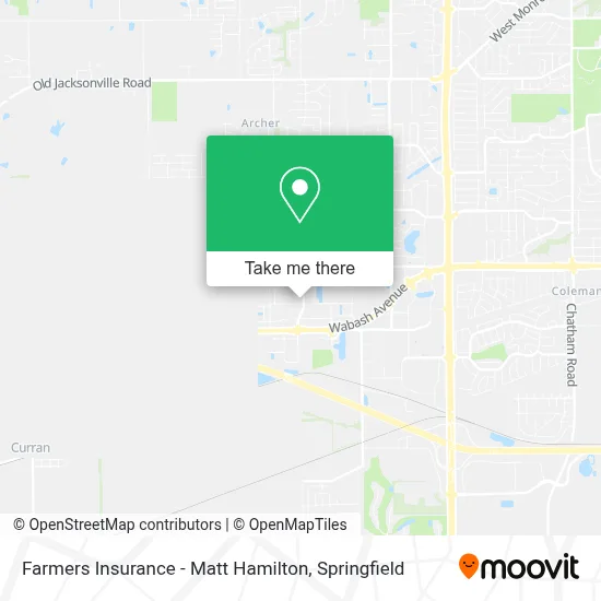 Farmers Insurance - Matt Hamilton map