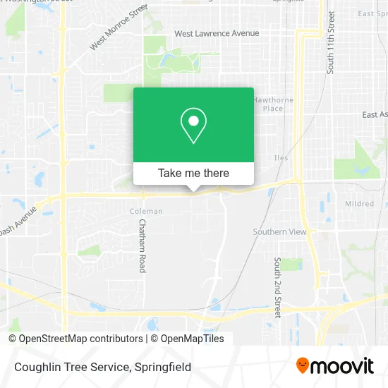 Coughlin Tree Service map