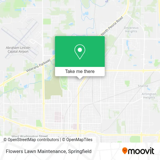 Flowers Lawn Maintenance map