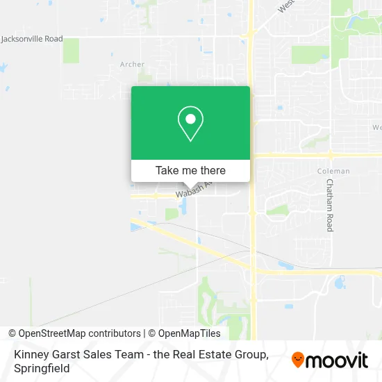 Kinney Garst Sales Team - the Real Estate Group map