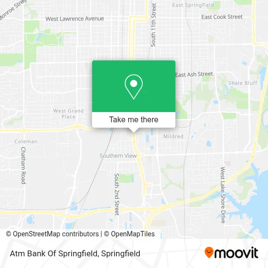 Atm Bank Of Springfield map