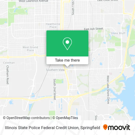 Illinois State Police Federal Credit Union map