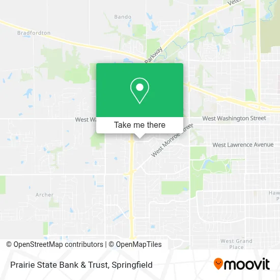 Prairie State Bank & Trust map