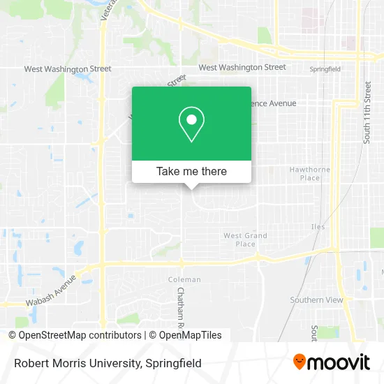 Robert Morris University map
