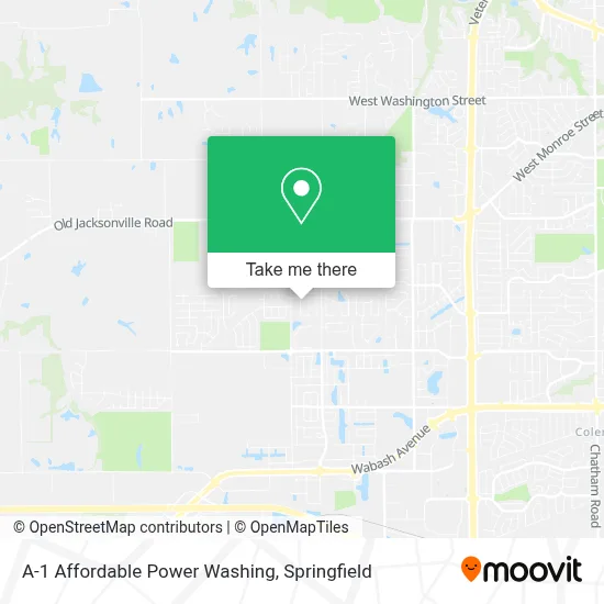 A-1 Affordable Power Washing map
