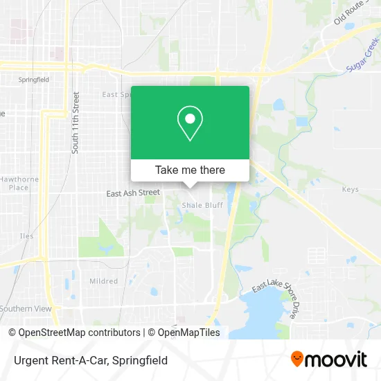 Urgent Rent-A-Car map