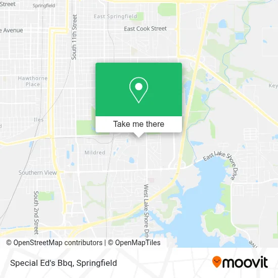 Special Ed's Bbq map