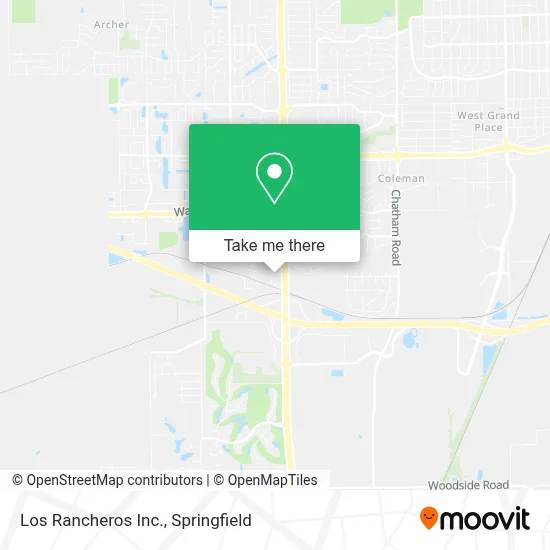 Los Rancheros Inc. map