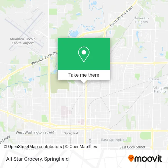 All-Star Grocery map
