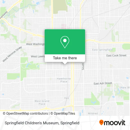 Springfield Children's Museum map