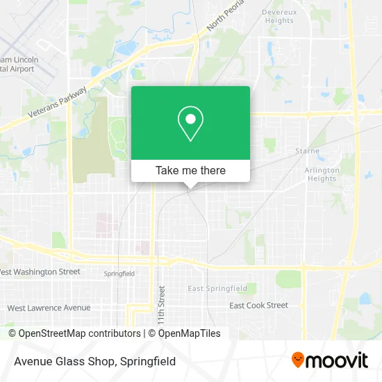 Avenue Glass Shop map
