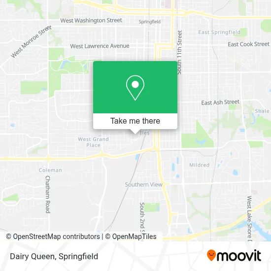 Dairy Queen map