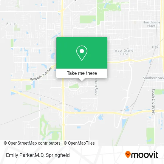 Emily Parker,M.D map
