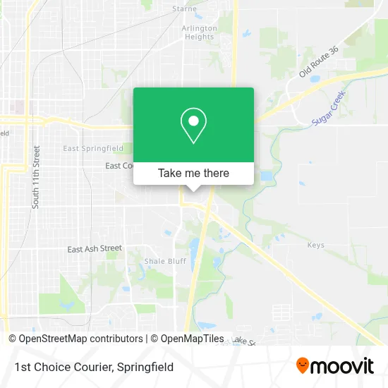 1st Choice Courier map
