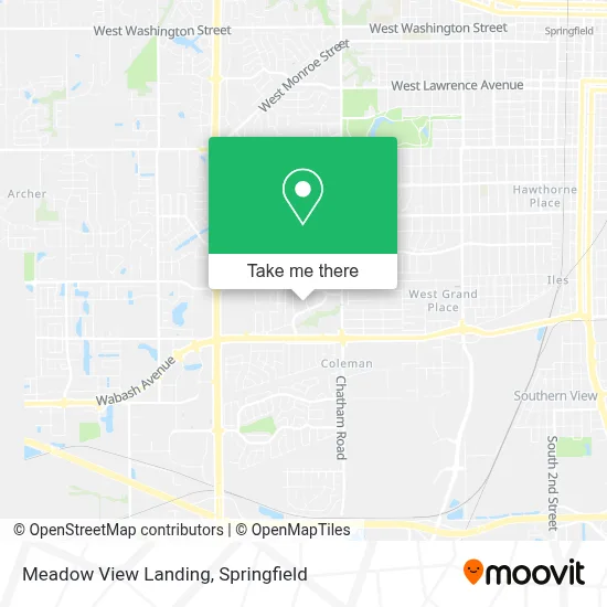 Meadow View Landing map