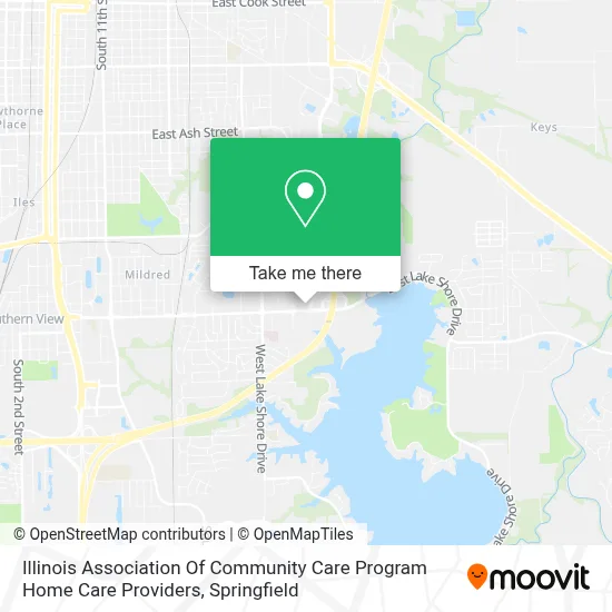 Illinois Association Of Community Care Program Home Care Providers map