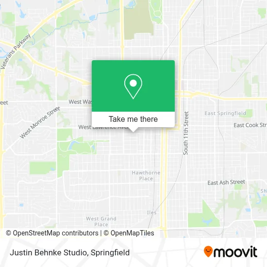 Justin Behnke Studio map